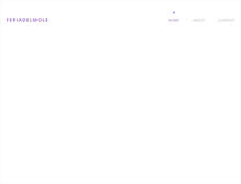 Tablet Screenshot of feriadelmole.com